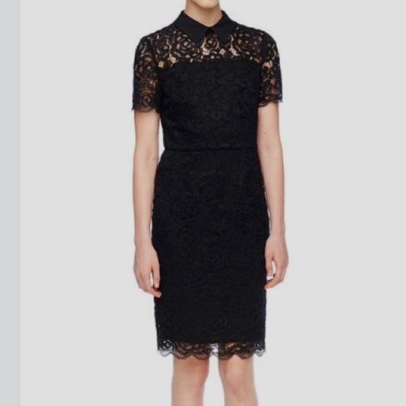 KARL LAGERFELD BLACK LACE DRESS - Picture 5 of 13
